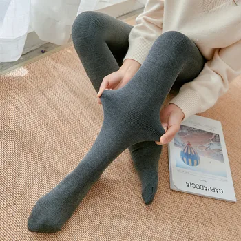 

New Spring Winter Women Tights Stripe Velvet Hosiery Solid Collants Femme Standard Stockings Pantyhose For Woman High Quality