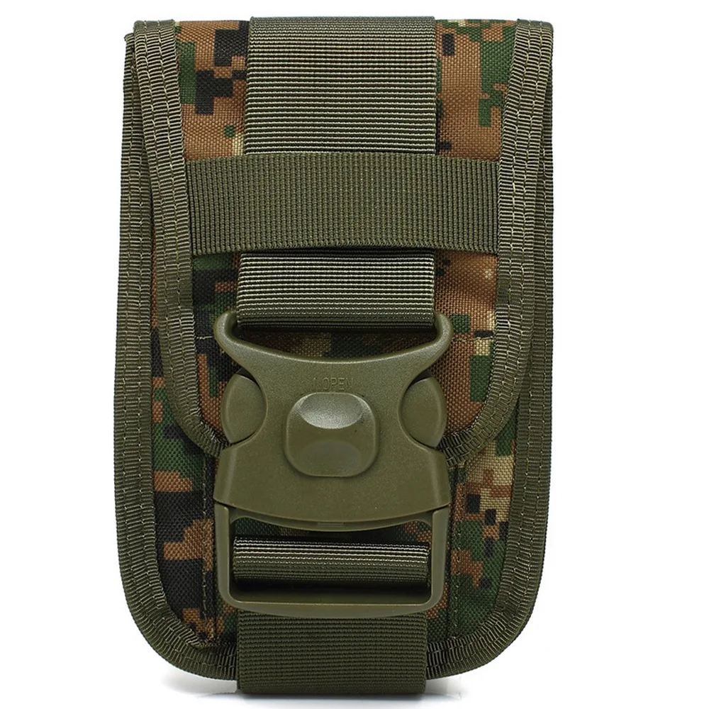 

Tactical Double-layer Phone Pouch Bag Mobile Phone Pouch Money Tools Bag Belt Military Hunting Fanny Bag Waist Bag