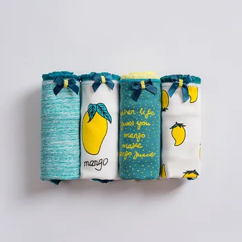 

Girls panty Plus Size Cute Carttoon Panties For Women Breathable Pure Cotton Underwear Soft Girl's Briefs Female Lingerie