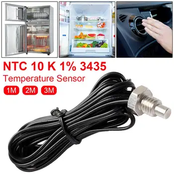 

1m 2m 3m NTC M8 Stainless Steel Thermistor Temperature Sensor Waterproof Probe Wire Thermometer Probe Temperature Sensor