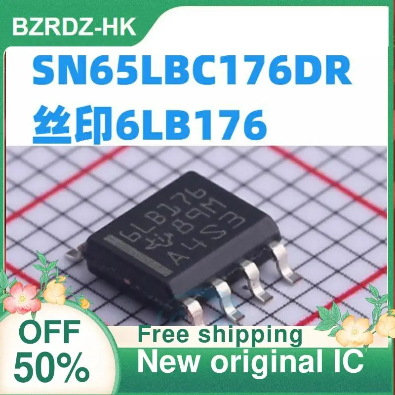 

Новый оригинальный IC 10 шт. SN65LBC176DR/sn65lbc176адг 6LB176/BL176 SOP-8