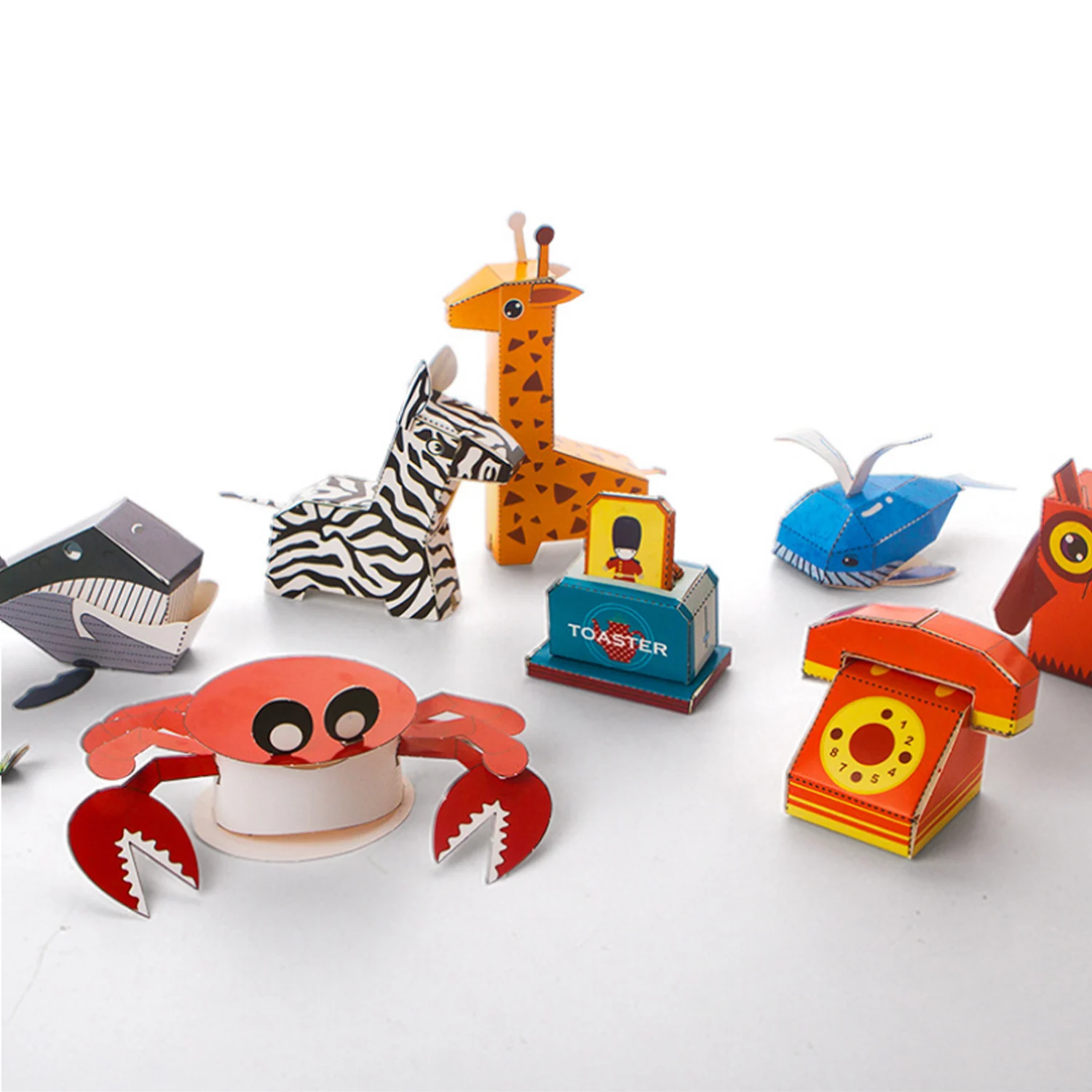 3D оригами игрушка складная бумажная модель набор пазл игрушки ручной работы для