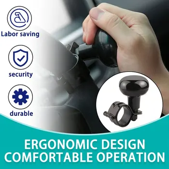 

Car Steering Wheel Spinner Heavy Duty Car Truck Handle Suicide Power Knob with Clamp Car Accessories