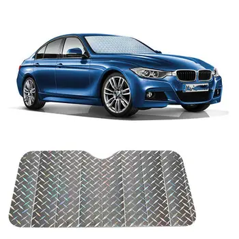 

Car Front Window Sunshade Car Van Windshield Sunshade UV Thickened Laser Windproof Sun Shade Visor Windscreen Windshield Cover