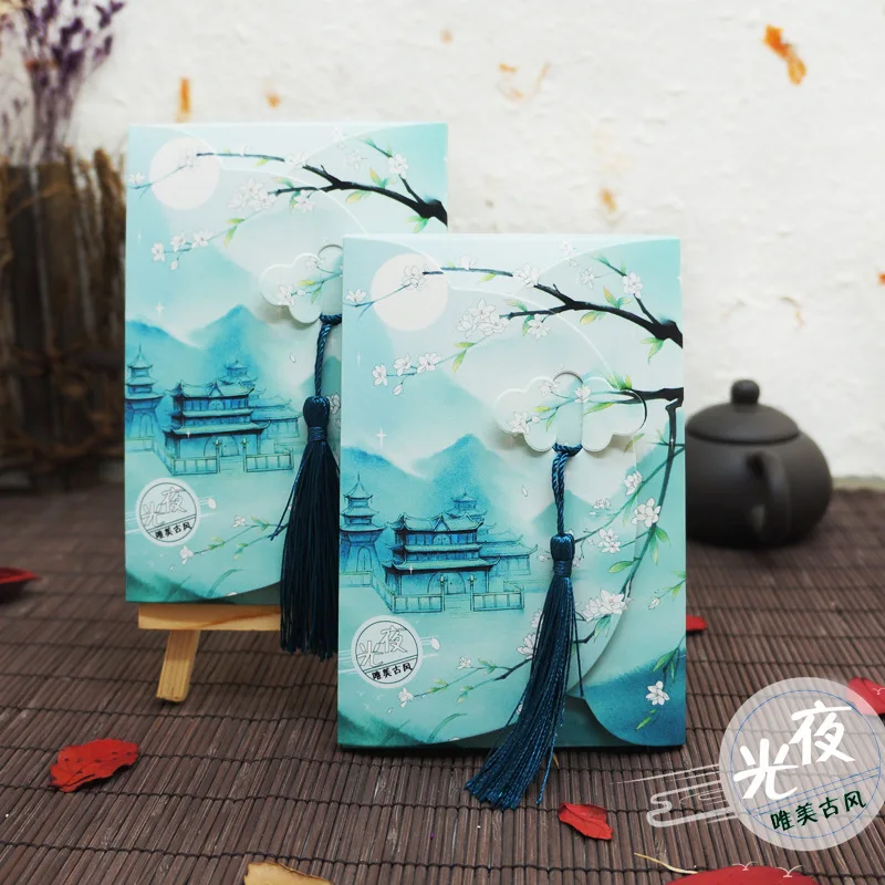 Sui yue fang Ручная роспись в китайском стиле античный стиль костюм с фимбрильей характеристики небольшие подарки ночник пост