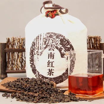 

1000g/bag China Yunnan Fengqing Dian Hong Premium DianHong Black Tea Beauty Slimming Green Food for Health Lose Weight