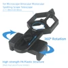 EYSDON Cell Phone Adapter Plastic for Monocular Microscope Telescope Binoculars Spotting Scope Mobile Phone Clip Bracket 2