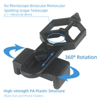 EYSDON Cell Phone Adapter Plastic for Monocular Microscope Telescope Binoculars Spotting Scope Mobile Phone Clip Bracket 2