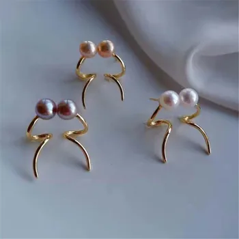 

NEW ARRIVAL 925 Sterling Silver Earrings Mountings Findings Settings Jewelry Parts Fittings Accessories for Pearls Beads Stones