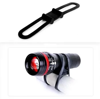 

1Pc Cycling Light Holder Bicycle Handlebar Silicone Strap Band Phone Fixing Elastic Tie Rope Torch Flashlight Bandages