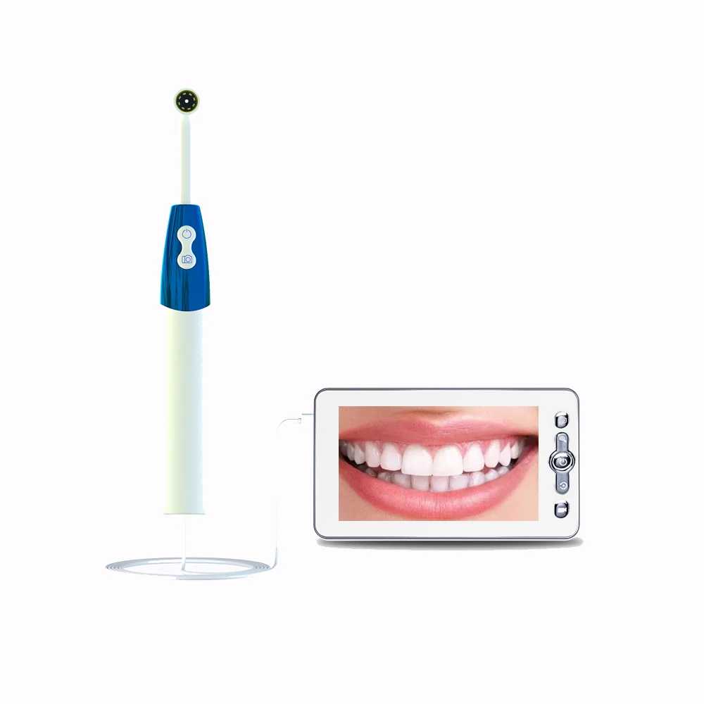 

With screen 2 million HD intraoral endoscope LED light real-time video Teeth Inspection endoscope