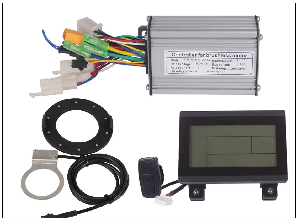 Clearance 36V 250W 48V 350W Controller LCD LCD3 display Meter PAS Set E-bike Conversion kit Dual Mode Hall Sensor and Hall Sensorless 5