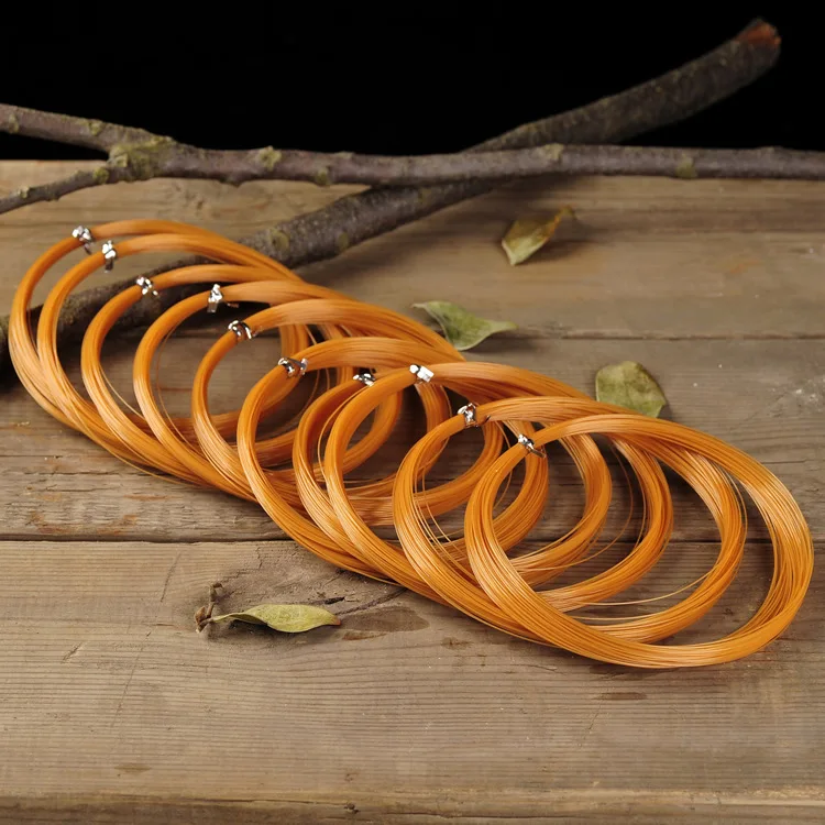 

Silk Ribbon in Bulk ni huang Khaki Glue Import Hard Color Nylon Thread Fishing Line Circle Line Binding Cable