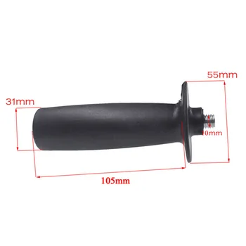 

8mm/10mm Angle Grinder Handle Thread Auxiliary For 9523NB Black M8/M10