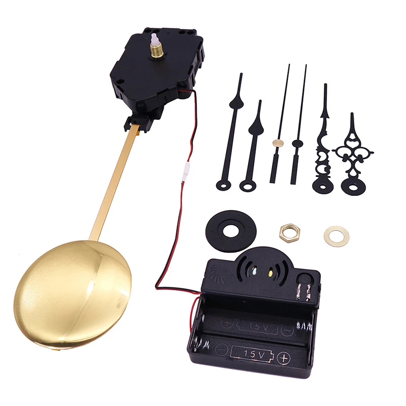 Wall Quartz Pendulum Clock Movement Mechanism Music Box DIY Repair Kit for Repairing Replacing Home Decorations