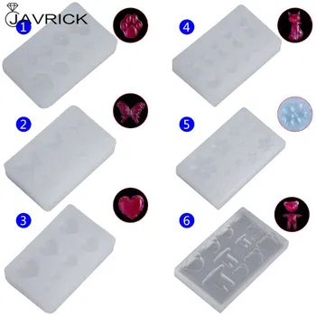 

Silicone Mold DIY Crystal Jewelry Making Tool Nail Beauty Epoxy Resin Cute Bear