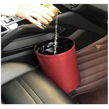 

Foldable Car Waste Bins Leak Proof Waterproof Dust Bins Storage Busket Interior Rubbish Container Auto Cleaning Accessories