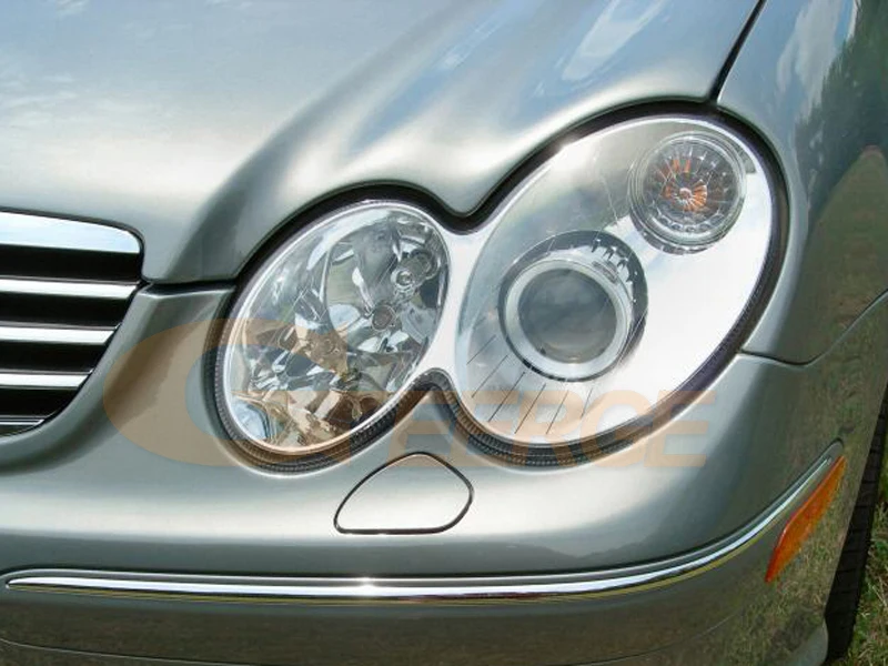 Ксеноновая фара для Mercedes Benz C CLASS W203 C230 C320 C350 C55 C32 2001 2007 отличное сверхъяркое кольцо