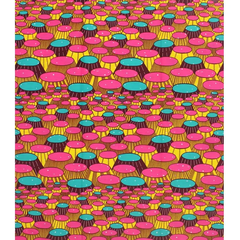 promotion African Real Wax Print Fabric Cotton Batik Ankara New Cloth For Nigerian Dress Print Ankara Fabric 6yards