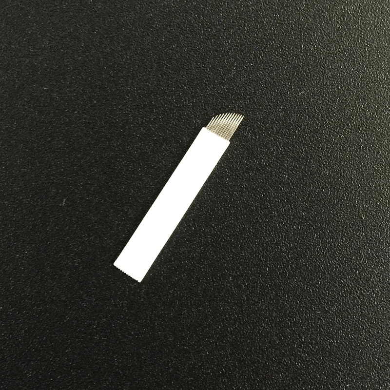50 Pcs/lot Microblading Needles 14 pins for Microblading Embroidery Pen Pernement Makeup Eyebrow Tattoo Pen Machine