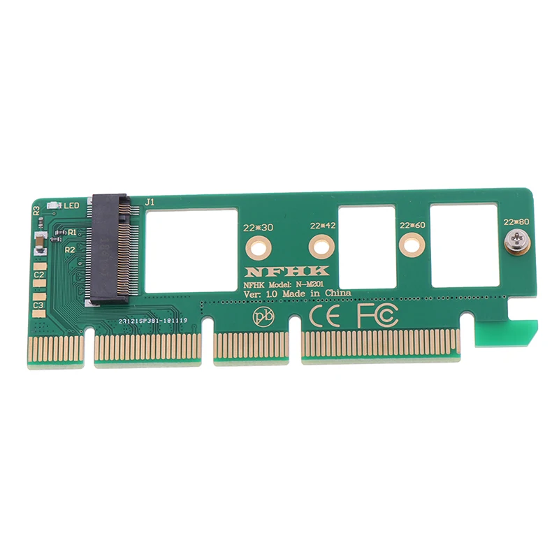 1 шт. NVMe M.2 NGFF SSD к PCI-E PCI Express 3 0 16x x4 адаптер переходника конвертер карт | Компьютеры и