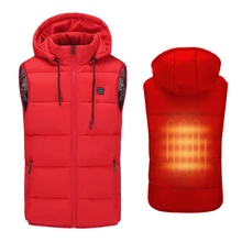 Men's Vest Upgraded Electric Insulated Infrared Heated Vest Lightweight USB Coat Winter Warm Waistcoat Men's Vest Upgraded Electric Insulated Infrared Heated Vest Lightweight USB Coat Winter Warm Waistcoat