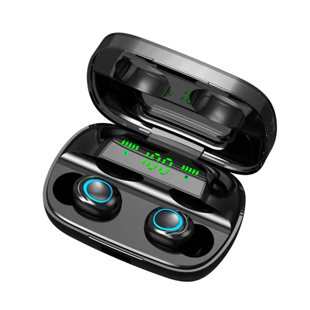 Беспроводная bluetooth-гарнитура, водонепроницаемые музыкальные наушники-вкладыши, 3500 мА/ч, 20-20000 Гц, 60 мА/ч, чехол для зарядки