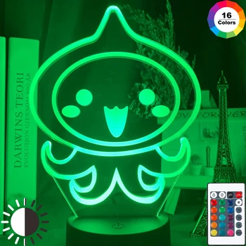 

Game Cute Pachimari Figure Baby Led Night Light Touch Sensor Color Changing Nightlight for Kids Bedroom Child Gift Desk 3d Lamp