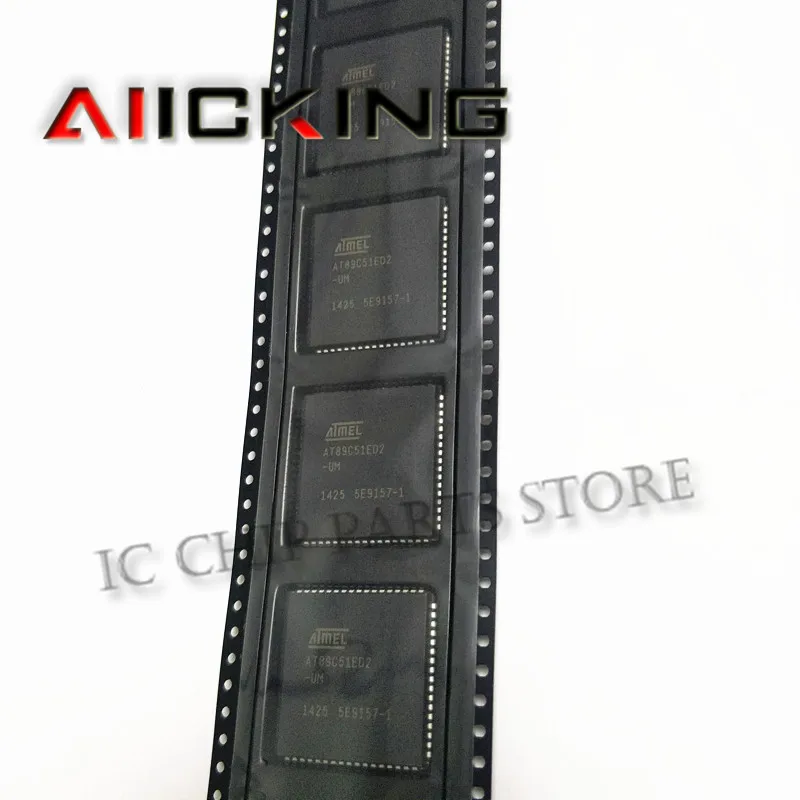 AT89C51ED2-SMSUM 5pcs/lots ,PLCC68 MCU 8Bit AT89 8051 CISC Flash 68Pin PLCC Integrated IC Chip,Original In Stock