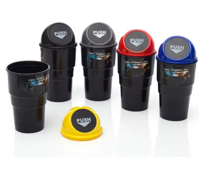 

Universal Car Trash Bin Car Garbage Can Rubbish Car Trash Can Garbage Dust Case Holder Bin Automobile Storage Bucket