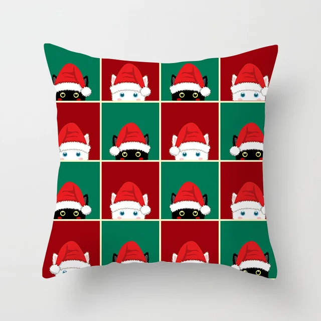 Рождественская наволочка декоративная подушка для дивана чехол