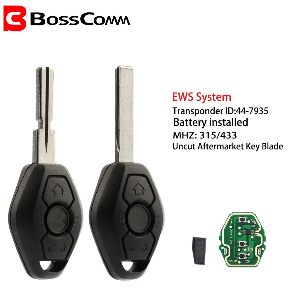Пульт дистанционного управления для автомобильных ключей Bosscomm EWS BMW E38 E39 E46 X3 X5 Z3 Z4