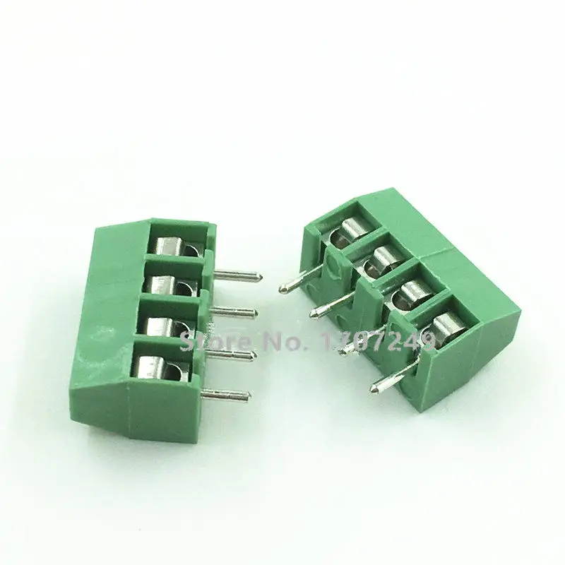 10pcs/lot KF350-3.5 2P-6Pin Terminal 300V 10A KF350 3.5mm 2Pin-6Pin Straight Pin PCB Screw Terminal Block Connector 24-18AWG — view 4
