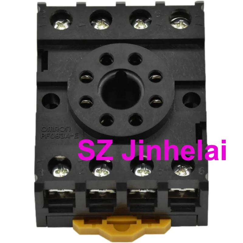 10 Pz Omron Pf083A-E Autentico Originale Relè Base Di Collegamento Socket Relè Socketes (Si Applica A Mks2P H3Ba-N8H)