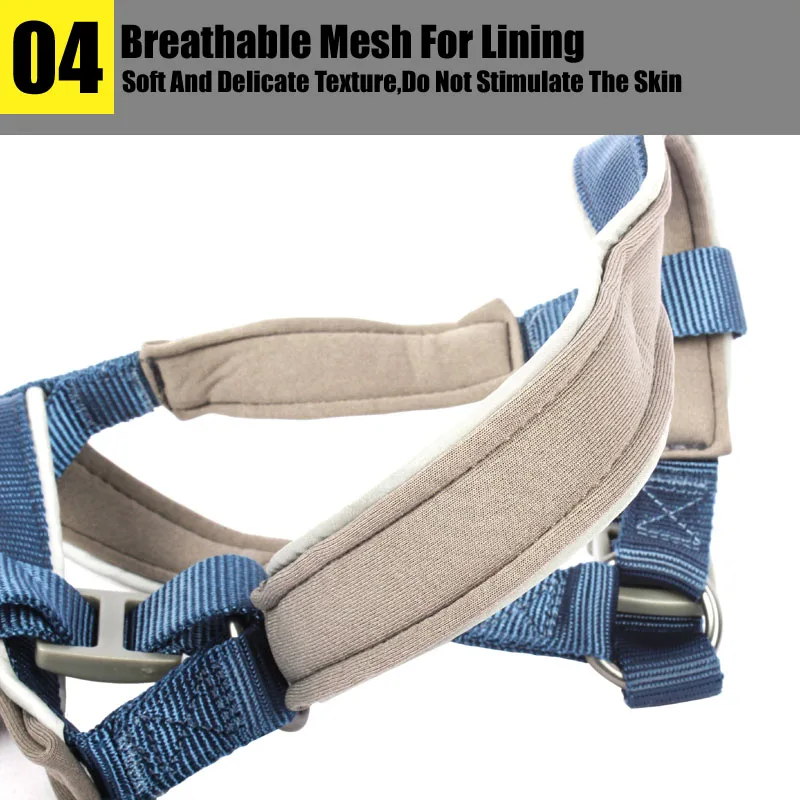 TUFF HOUND Adjustable Pet Dog Harness With Soft Breathable Mesh Padded Reflective Dog Vest Lead For Outdoor Walking