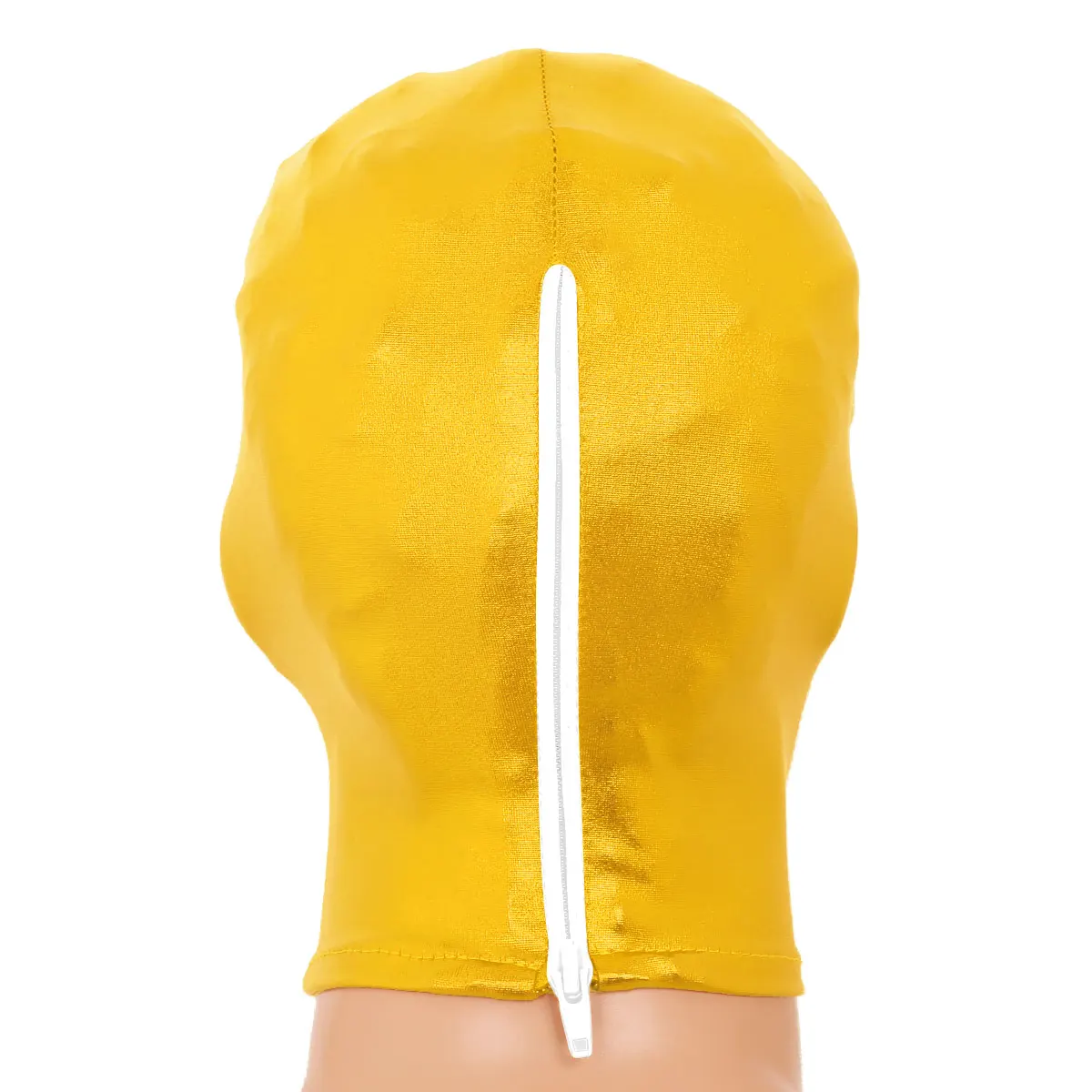 Унисекс латексная маска Сексуальная Косплей блестящие металлические открытые глаза и рот головной убор полная маска для лица капюшон для ролевых игр сексуальные маски для костюмов