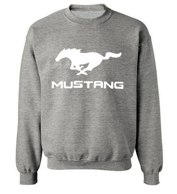 Новые модные хлопковые мужские толстовки Mustang с логотипом автомобиля, флисовый пуловер с круглым вырезом, толстовки в стиле хип-хоп, Harajuku, уличная одежда для мужчин - Цвет: as picture