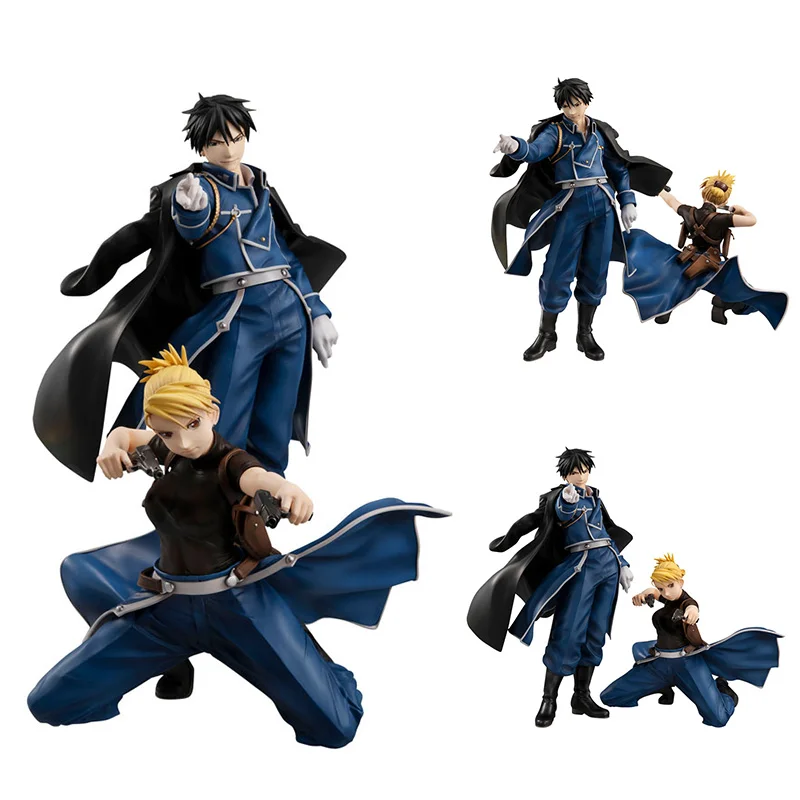 PVC Pop Up Parade Figura, Fullmetal Alchemist, Roy Mustang, Riza Hawkeye,  Estatueta Modelo, Decoração, Brinquedo - AliExpress