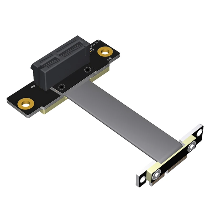 

PCI-E PCI Express 36PIN 1X Extension Cable 10cm for 1U,2U and ATX/BTX Chassis