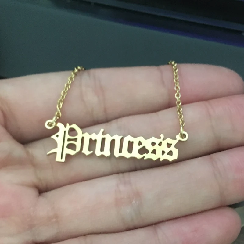 Stainless Steel Pendant Necklace Prince Necklace Gothic Stainless 