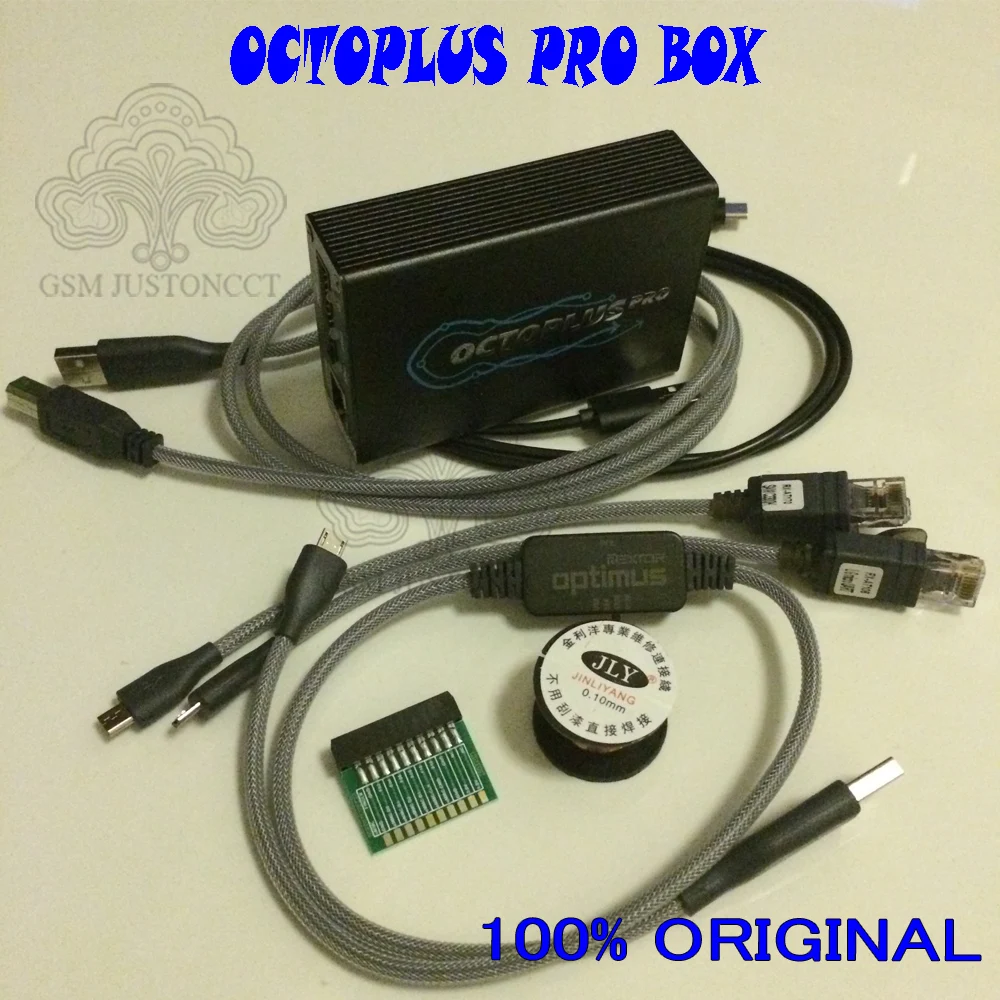 Коробка Octoplus pro с 7 кабелями для Samsung и LG + Medua JTAG адаптеры активации мобильных