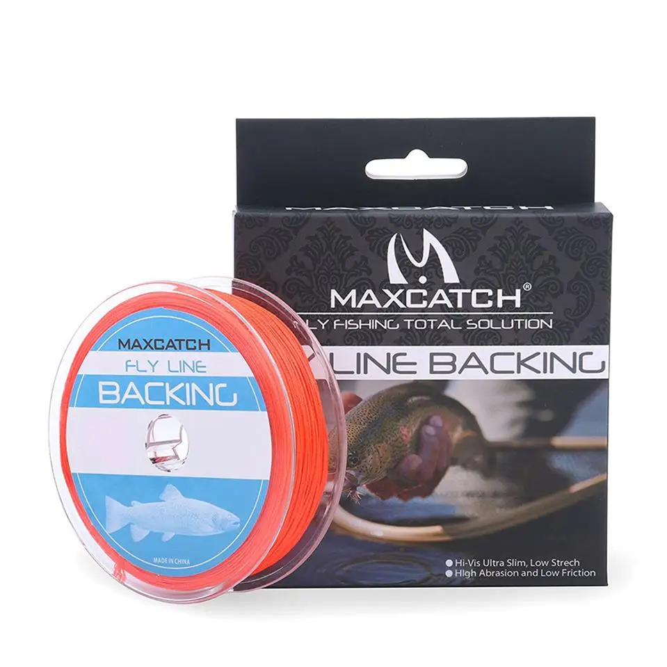 Maximumcatch 20/30LB Плетеный опорная линия 50/100/300 ярд разноцветные Цвет Fly леска - Цвет: Orange