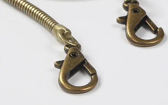 brass 120 cm 45 mm Кошелек на ремешке-цепочке, металлическая сумка через плечо, цепочка под змеиную кожу, ремешок, аксессуар, сумка, часть, портмоне, шкафчик, узор, металлическая цепочка для кошелька - Цвет: brass 120 cm 45 mm