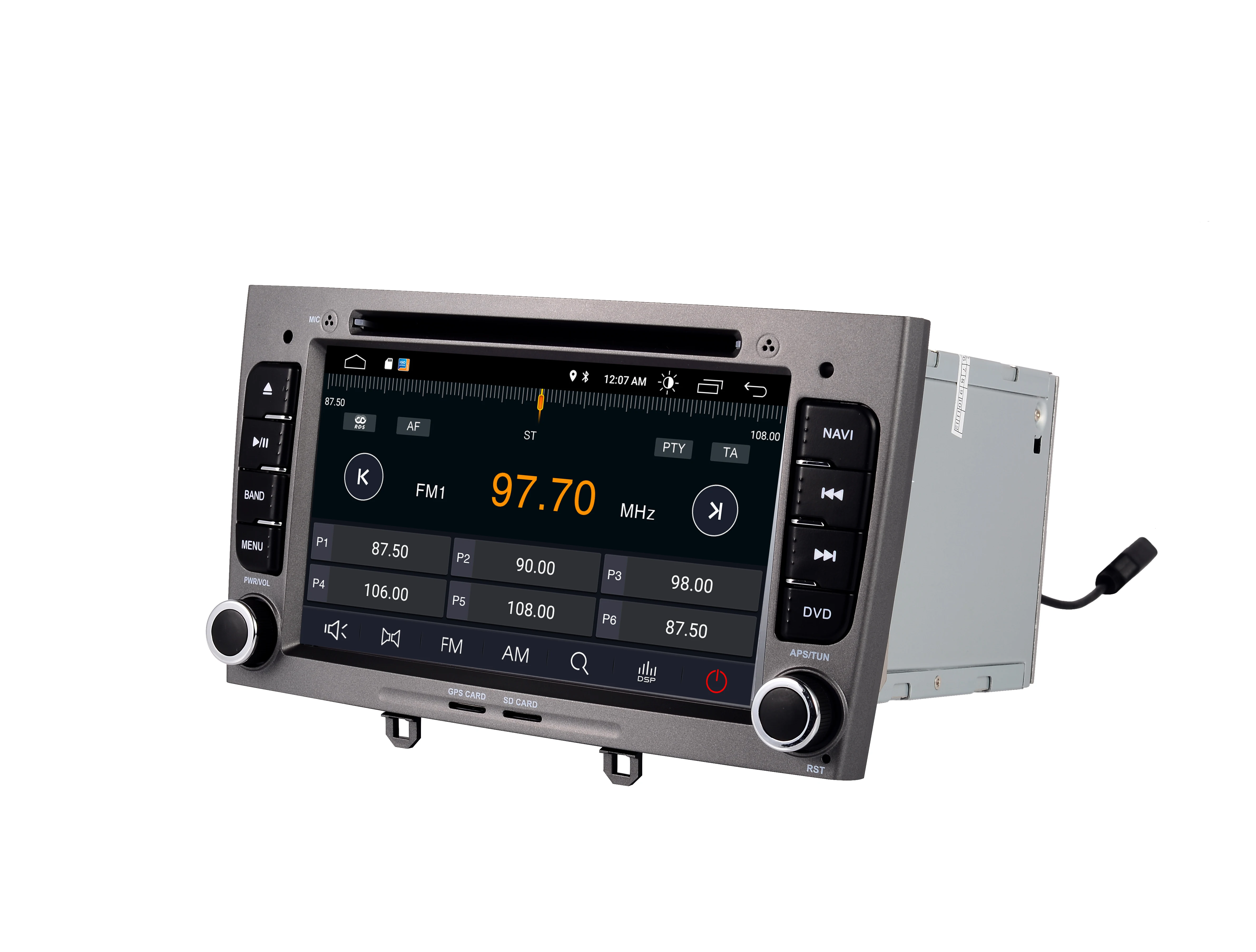 2 din car dvd player Android 10 autoradio Car multimedia player for PEUGEOT 308 2007-2013,408 2011-2014 with Wifi gps navigation