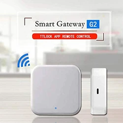 Cerradura electrónica inteligente con huella dactilar, dispositivo de cierre de puerta con Bluetooth, Wifi, App de Control, puente Ttlock