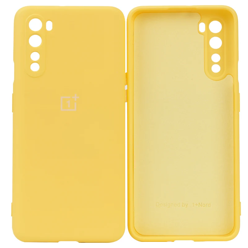 Original OnePlus Nord Case Liquid Silicon Back Cover One Plus Nord Soft Case Shockproof Full Protectiver Case one plus Nord samsung flip cover