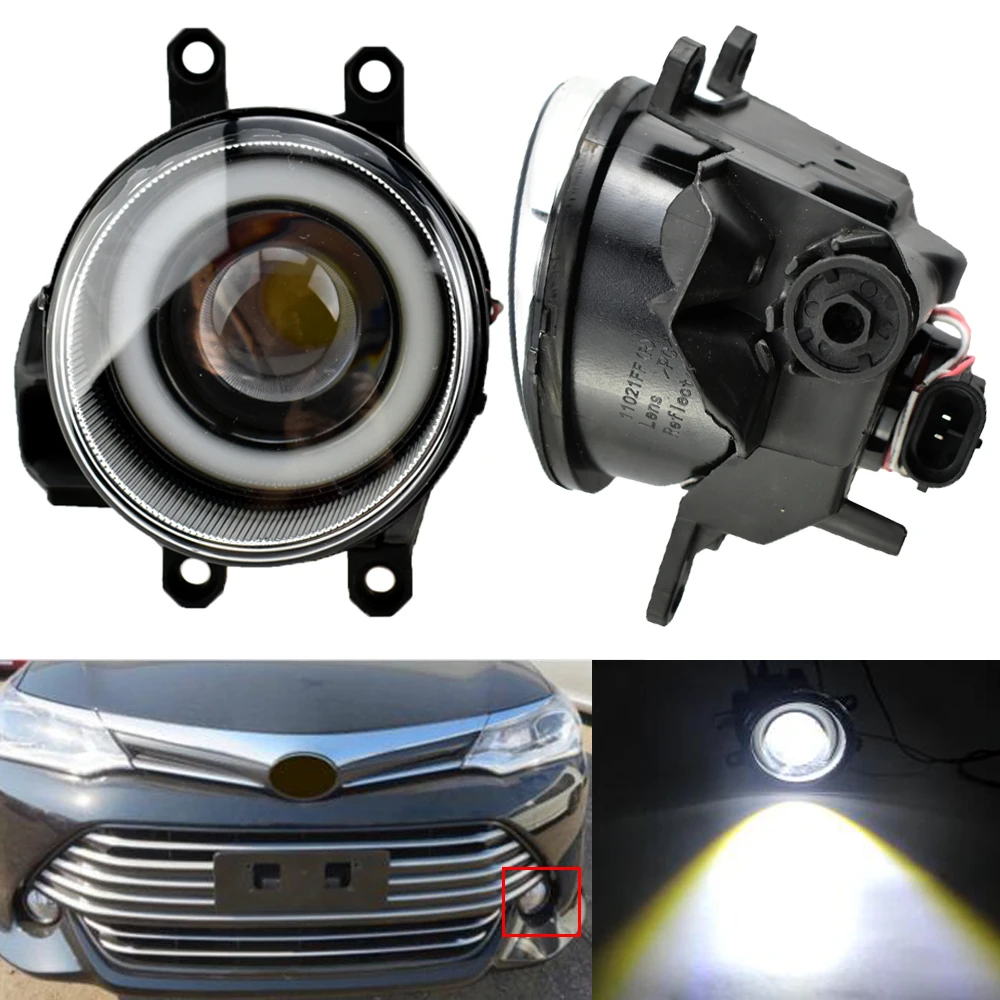 2 шт. светодиодный льные светодиодные противотуманные фары Angel Eye DRL