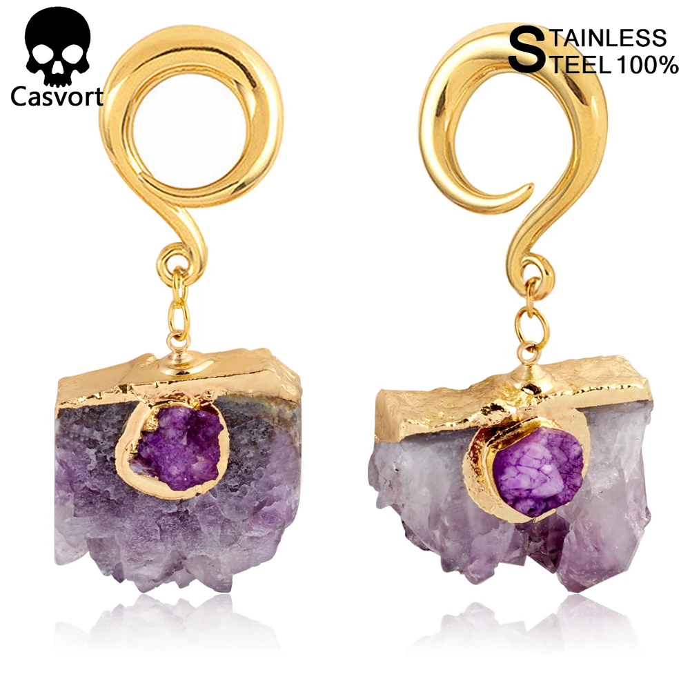 Casvortcolgadordeorejadesillnganchodeaceroinoxidabletapones