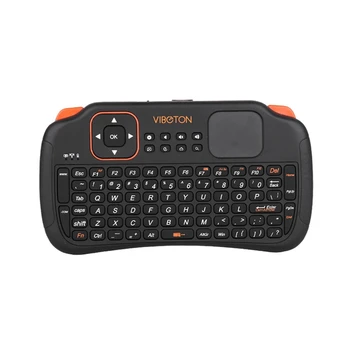 

New-Viboton S1 English All-In-One 2.4G Wireless Keyboard Air Mouse Remote Controller with Touchpad for Windows Linux for Compute