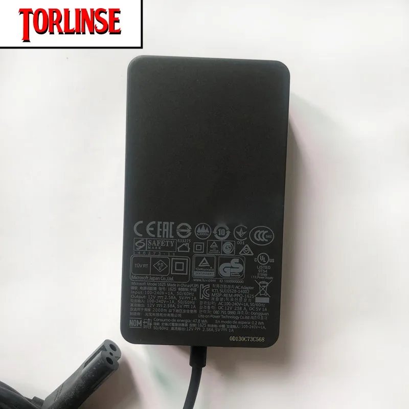 15V 4A 65W планшетный ПК зарядное устройство 1706 для Microsoft Surface Pro 4 1724 модель книги 1705